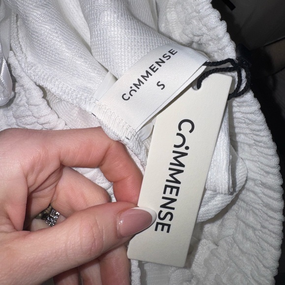 Commense Textured Wide-Leg Pants with Elastic Waist NWT - Picture 8 of 8